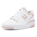 New Balance 550 Damen Weiße/Rosa Sand Leder Sneaker