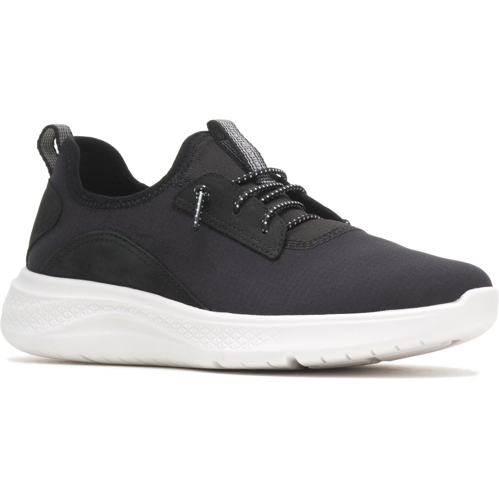 Hush Puppies Elevate Damen-Sneaker Aus Schwarzem Leder