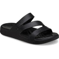 Crocs Getaway Strappy Damen Sandalen Aus Thermoplastischem Material In Schwarz