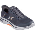 Skechers Arch Fit 2.0 Simplicity 2 Herren-Sneaker In Anthrazit/Orange