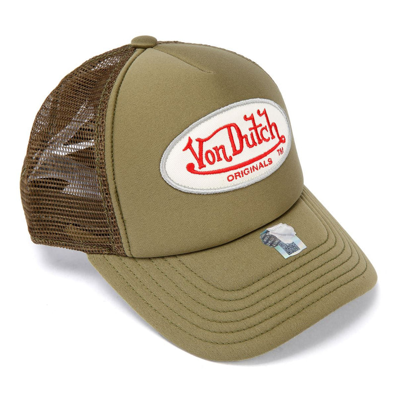 Von Dutch Trucker Tampa Baumwoll Khaki Kappe