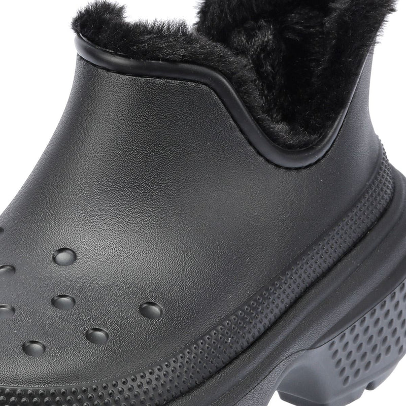 Crocs Stomp Lined Shorty Damen Schwarze Stiefel