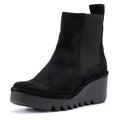 Fly London Bagu Leder Damen Schwarze Farbe Stiefel