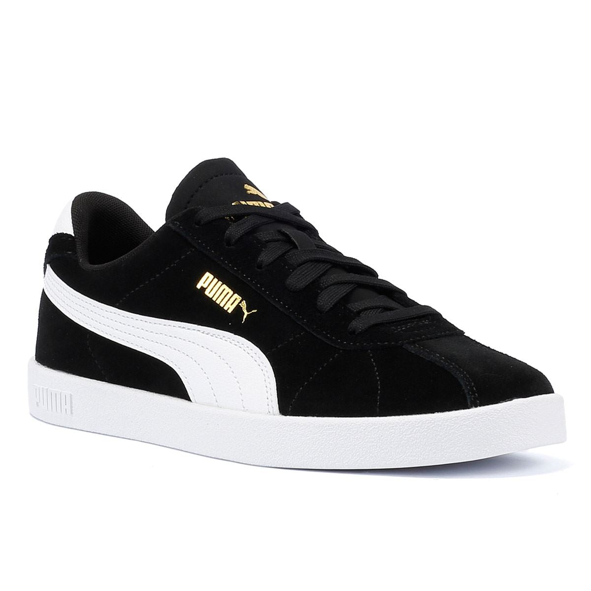 Puma Club II Schwarze Wildleder Sneaker Tower London.De