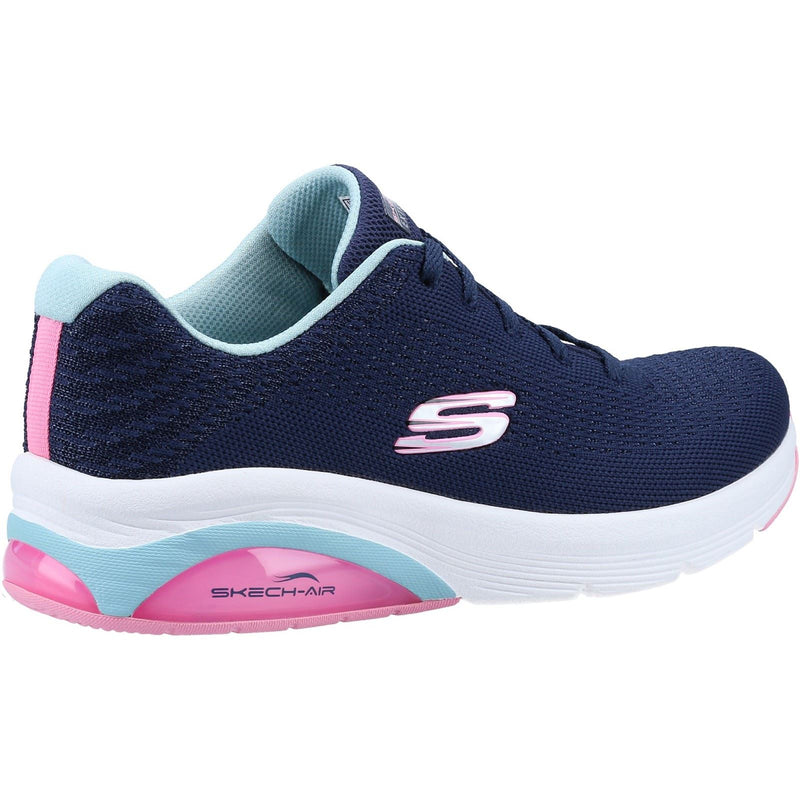 Skechers Skech-Air Extreme 2.0 Polyester Damen Sneaker In Marineblau/Hellblau