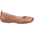 Hush Puppies Janessa Leder Damen Tan Flats.