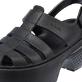 Crocs Stomp Fisherman Damen Sandalen In Schwarz