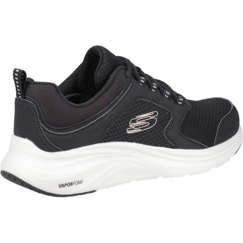 Skechers Vapor Foam Textile Damen Sneaker In Schwarz/Rosa