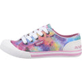 Rocket Dog Rocket Dog Jazzin Jazzin Baumwoll-Damensneaker In Pink/Multi