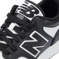 New Balance 480 Schwarze Farbe Ledersneaker