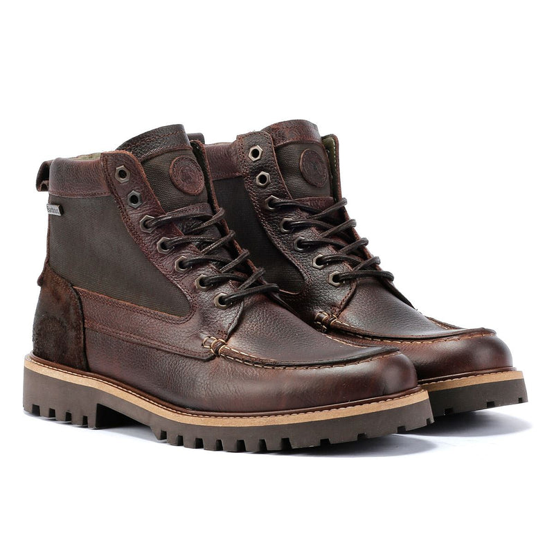 Barbour Sheene Leder Herren Braun Stiefel