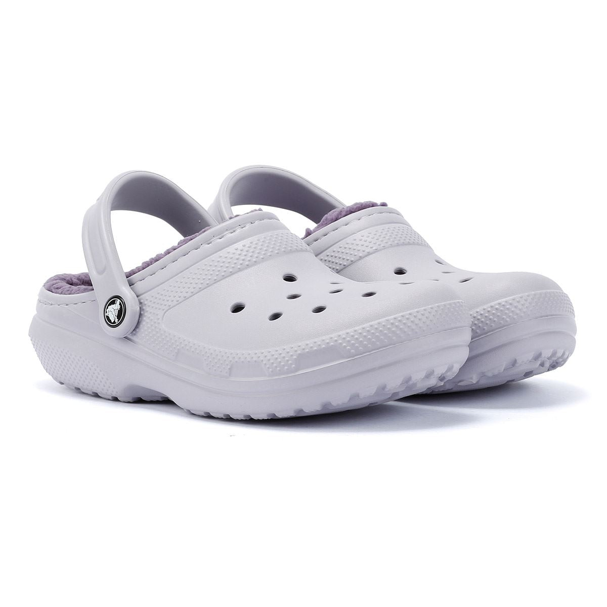 Crocs Classic Lined Damen Lila Sandalen