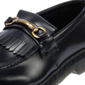 Dr. Martens Adrian Schwarze Farbe/Gepolsterte Glatte Lederschuhe