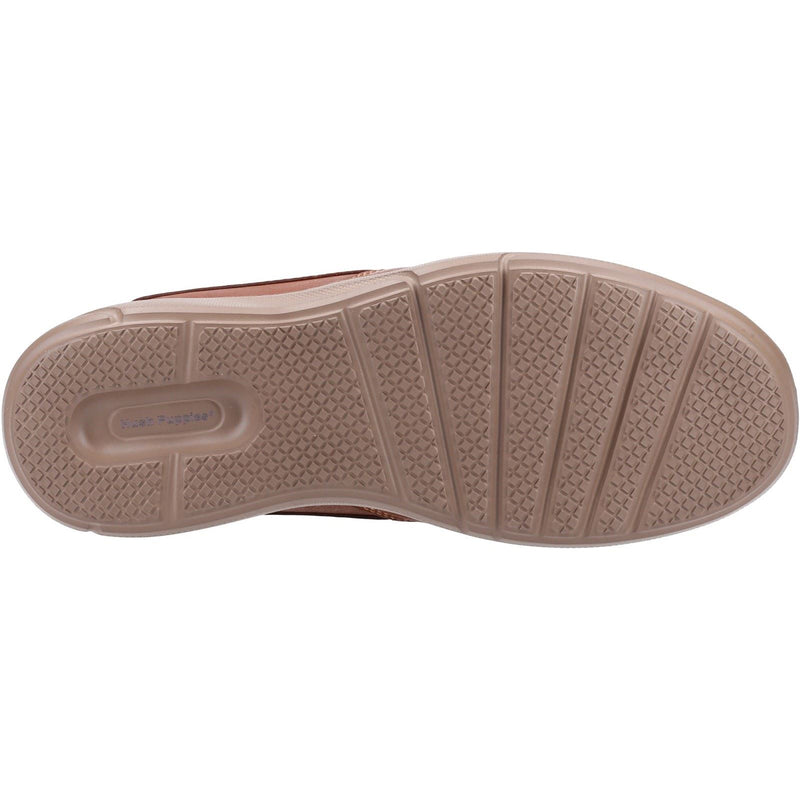 Hush Puppies Aaron Leder Herren Braune Slipper