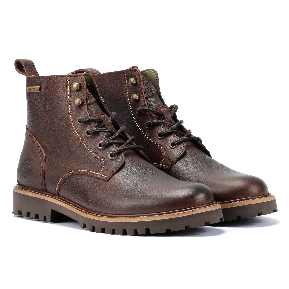 Barbour Foggy Braune Herrenstiefel Aus Leder