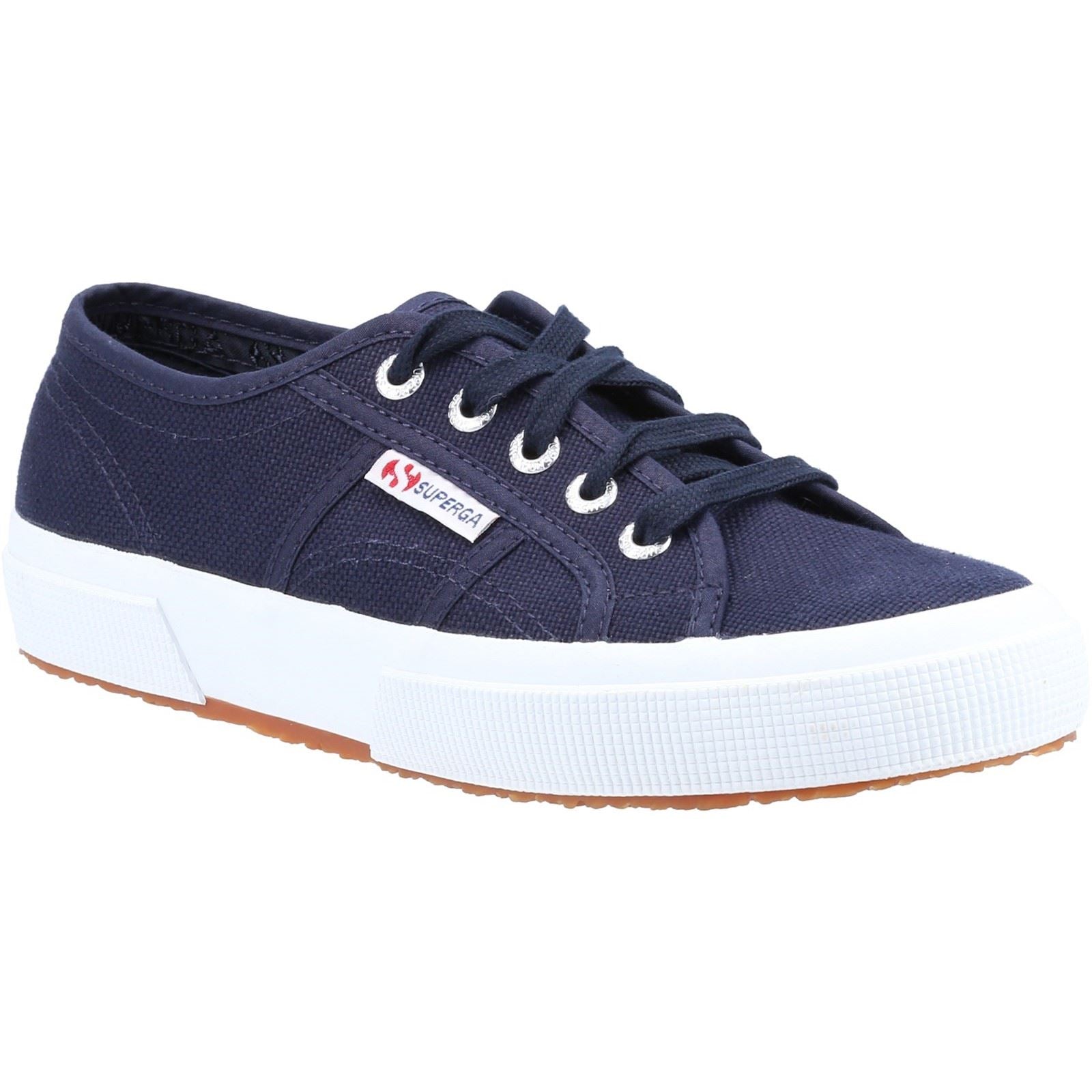 Superga 2750 Cotu Classic 100% Baumwoll-Damensneaker In Marineblau/Weiß