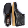 Clarks Originals Wallabee Schwarze Farbe Herrenlederstiefel