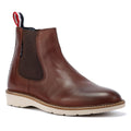 Ben Sherman Hampton Rote Herrenstiefel Aus Leder