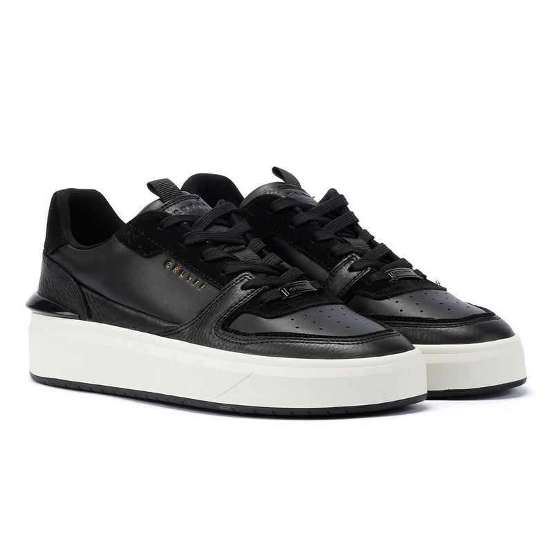 Cruyff Surefire Tennis Schwarze Farbe Ledersneaker Für Herren