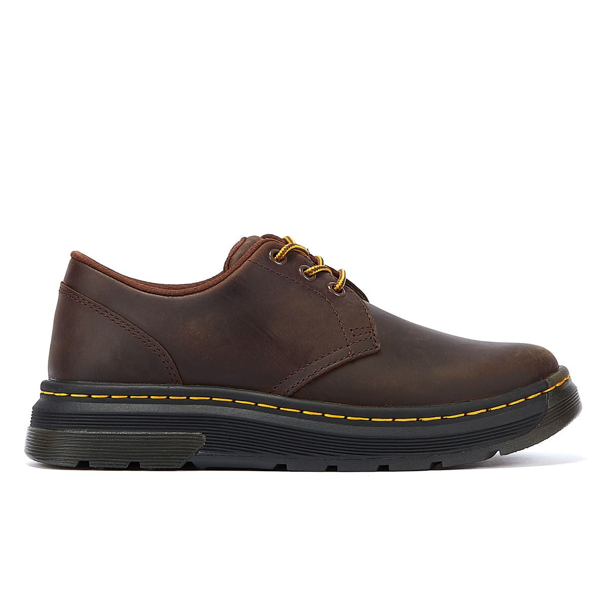 Dr. Martens Crewson Lo Crazy Horse Dunkelbraune Schnurschuhe Tower London.De