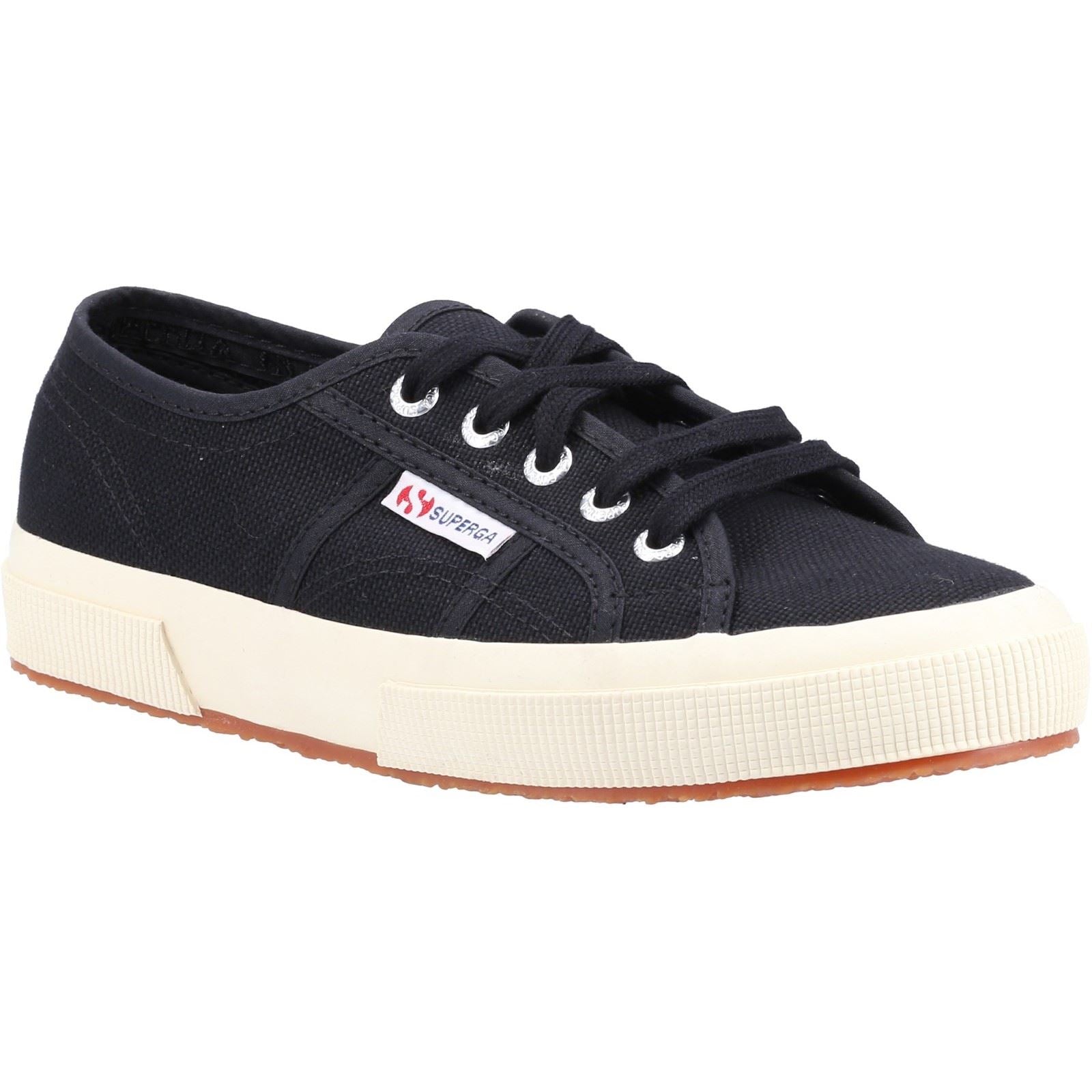 Superga 2750 Cotu Classic 100% Baumwolle Damen Schwarze Sneaker