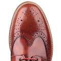 Base London Woburn Leder-Herren-Tan-Brogues-Schuhe