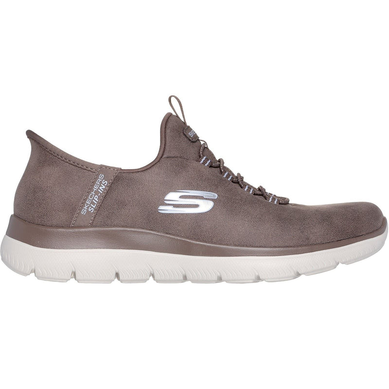 Skechers Summits Unknown Trail Polyester Damen Braune Sneakers