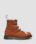 Dr. Martens 1460 Lace To Toe Damenstiefel Aus Braunem Leder