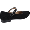 Hush Puppies Melissa Strap Wildleder Damen Schwarze Flats