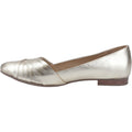 Hush Puppies Marley Ballerina Leder Damen Gold Flats