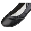 Hush Puppies Janessa Leder Damen Schwarze Flats