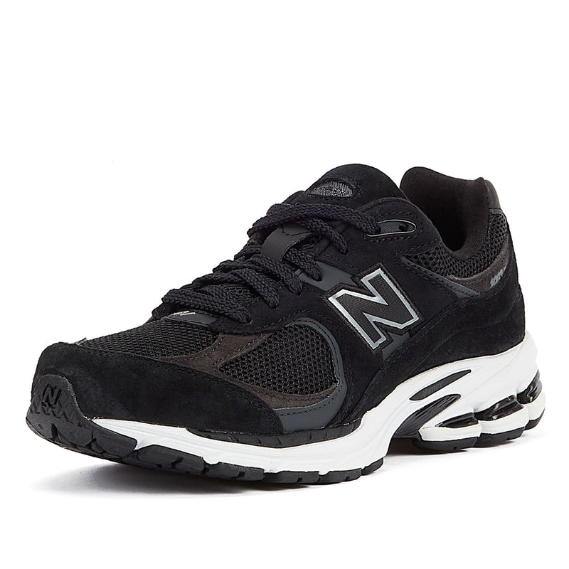 New Balance 2002 Wildleder-Schwarze Turnschuhe