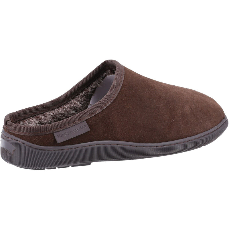 Hush Puppies Ashton Wildleder Herren Hausschuhe In Braun