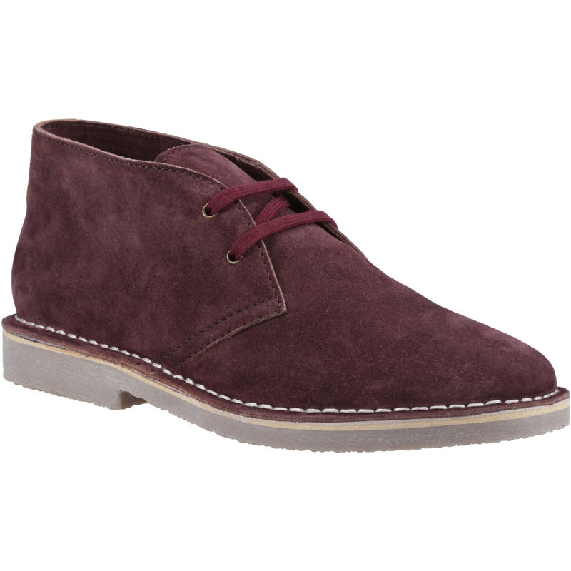 Hush Puppies Samuel Wildleder Herren Bordeaux Stiefel