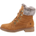 Hush Puppies Florence Leder Damen Stiefeletten In Beige