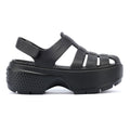 Crocs Stomp Fisherman Damen Sandalen In Schwarz