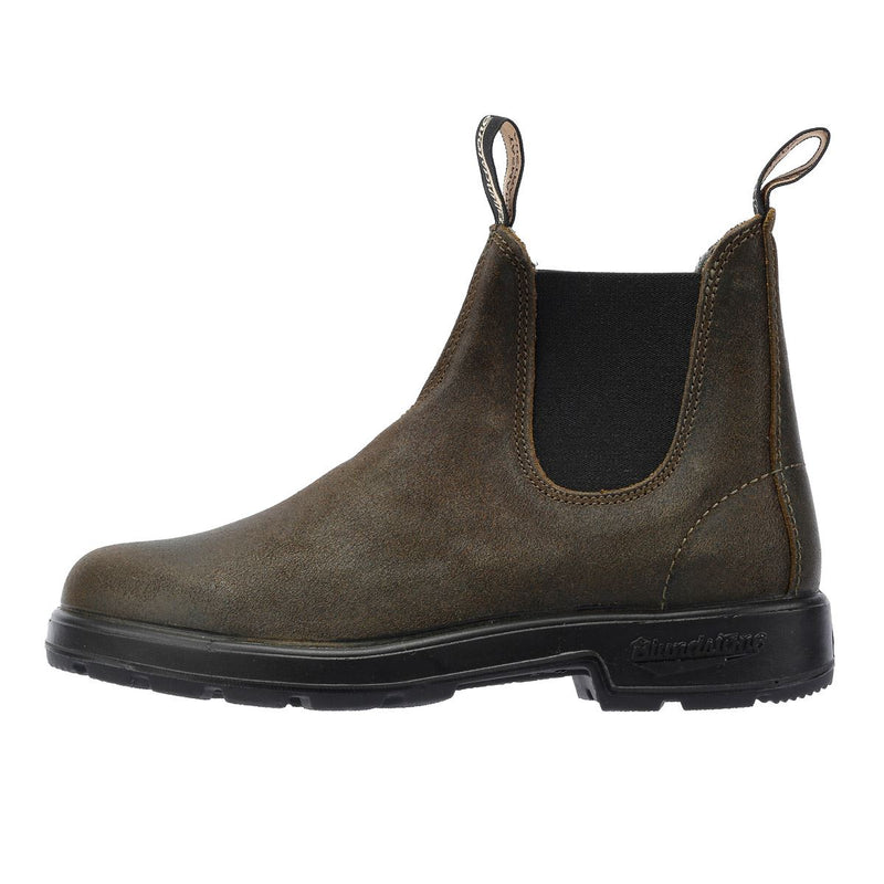 Blundstone Originals Wildleder Grüne Stiefel