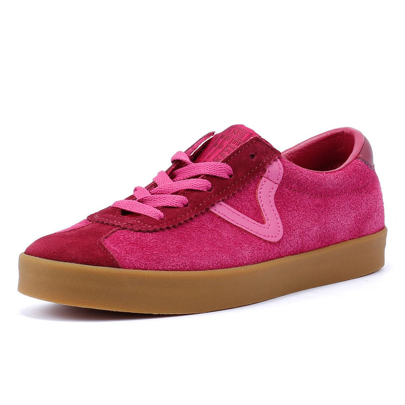 Vans Sport Low Damen Sneaker Aus Wildleder In Rosa