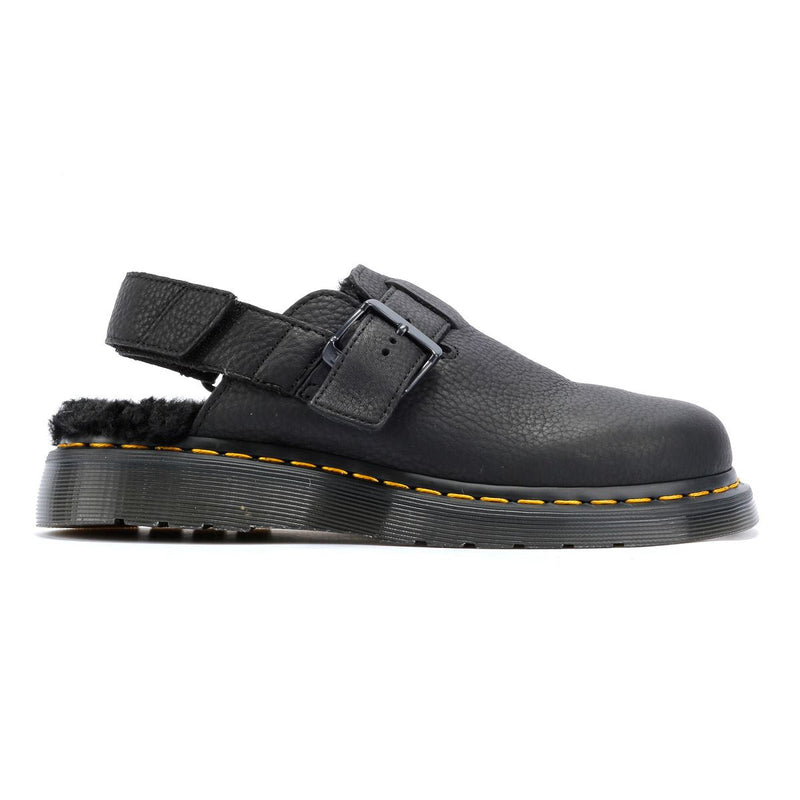 Dr. Martens Jorge II Leder Schwarze Sandalen