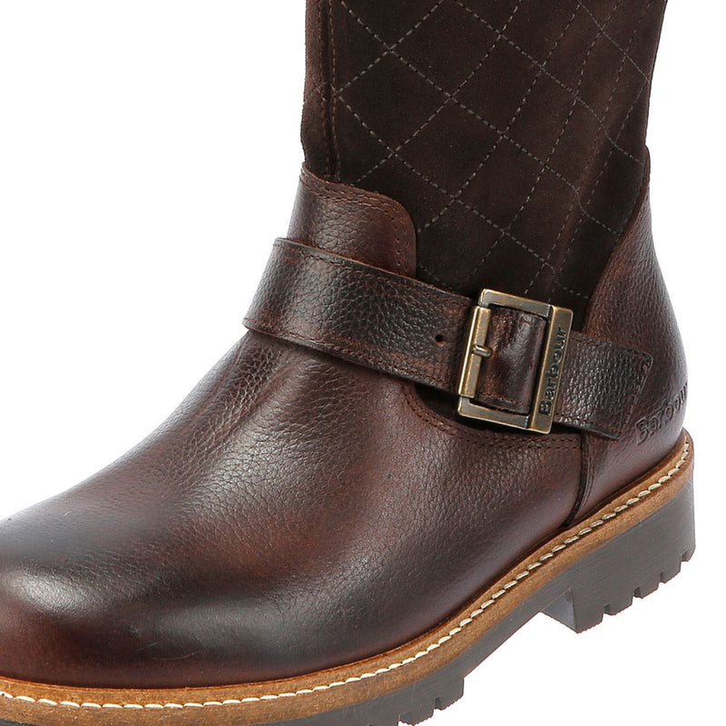 Barbour Willow Tall Damenstiefel Aus Braunem Wildleder