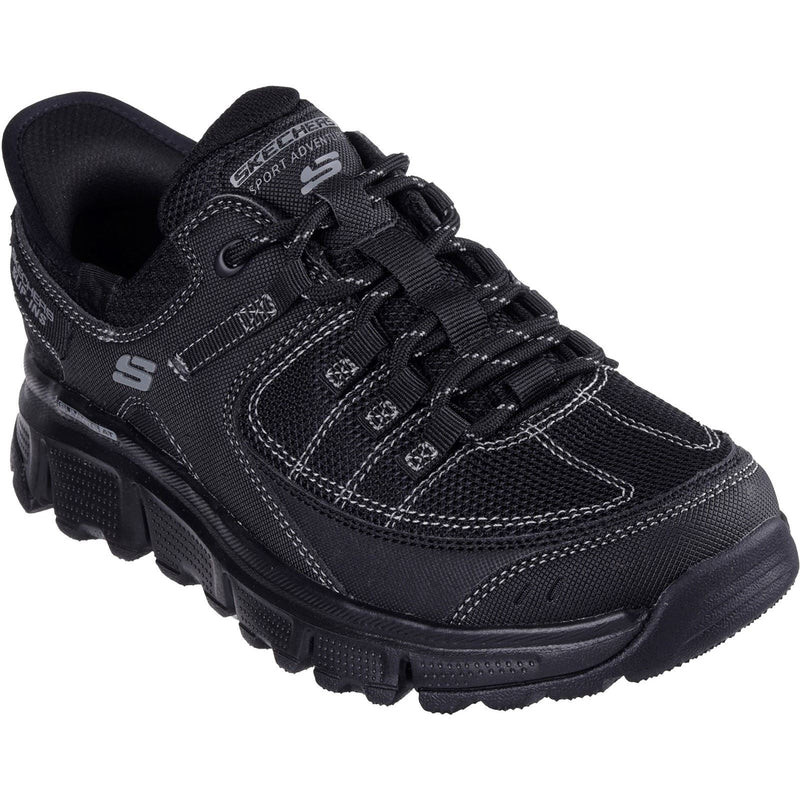 Skechers Summits AT Synthetische Damen-Wanderschuhe In Schwarz