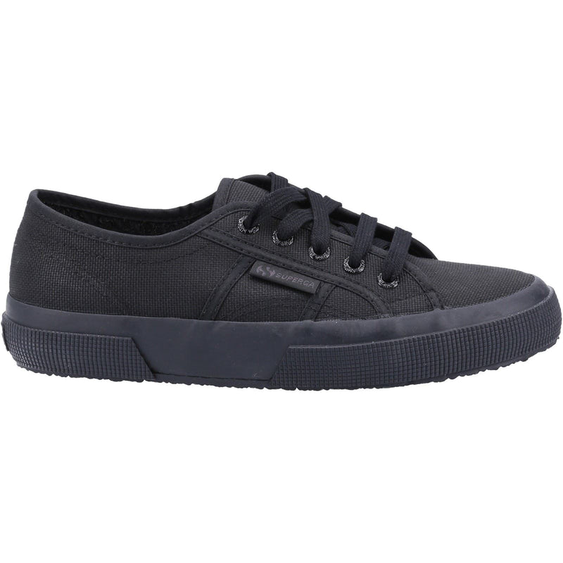 Superga 2750 Cotu Classic 100% Baumwoll-Damenschwarze Turnschuhe