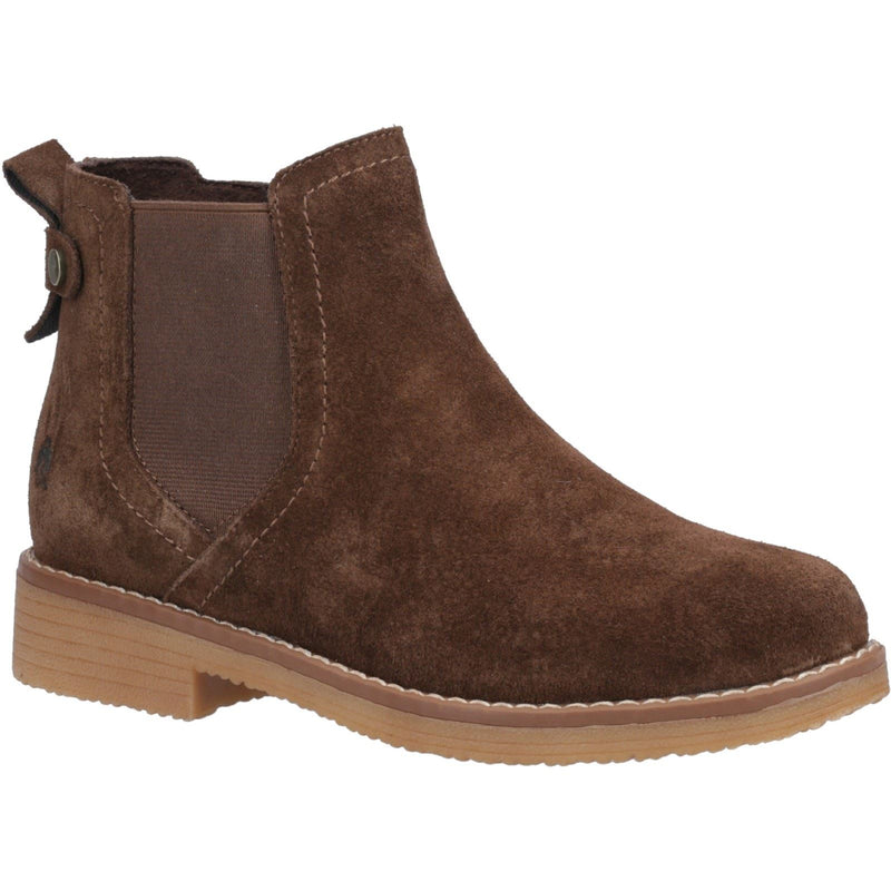 Hush Puppies Maddy Wildleder Damen Schokoladenstiefel