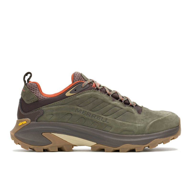 Merrell Moab Speed 2 Leder Herren Grüne Turnschuhe