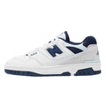 New Balance 550 Weiß/Dunkelblaue Turnschuhe