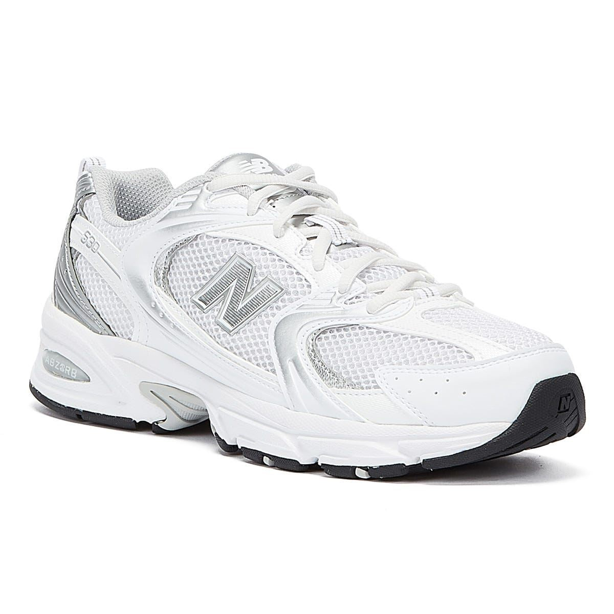 New balance leder damen silber online