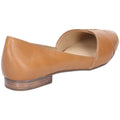 Hush Puppies Marley Ballerina Leder Damen Tan Flats.