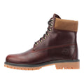 Timberland Heritage 6 Inch Waterproof Rote Herrenstiefel Aus Leder