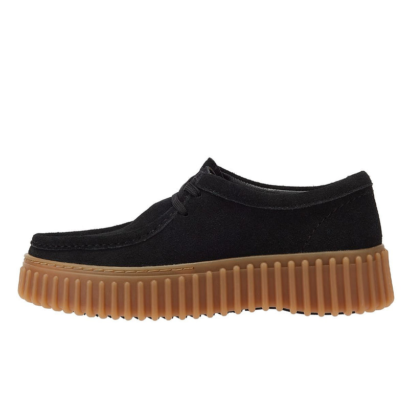 Clarks Main Torhill Bee Damen Schwarze Komfortschuhe