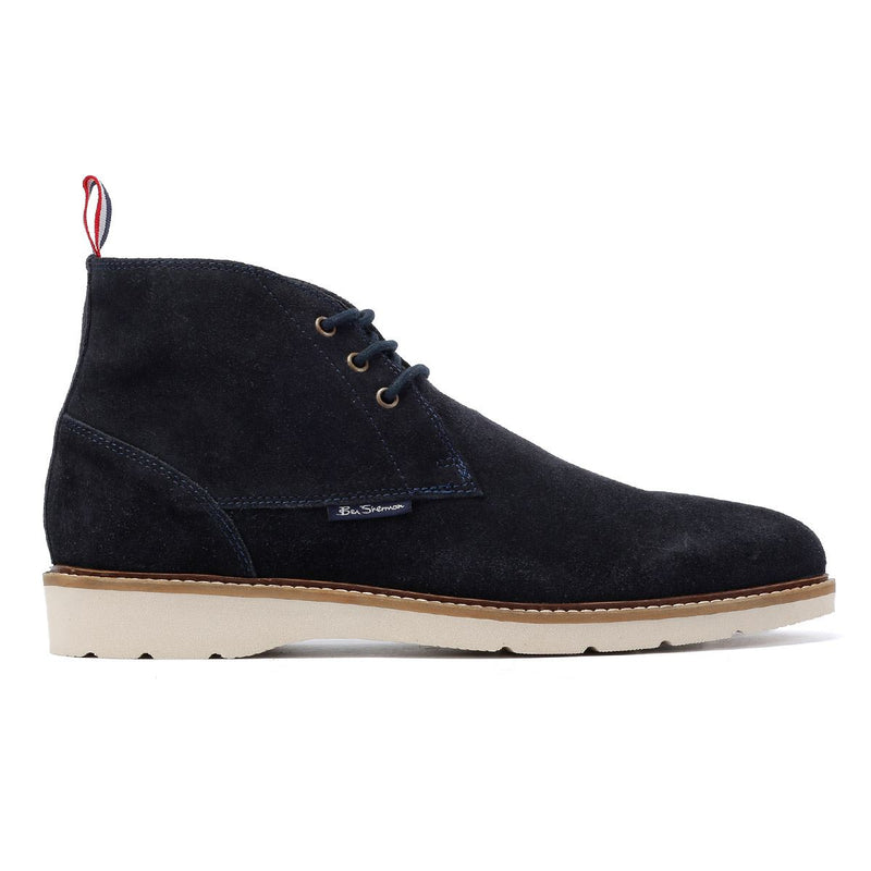 Ben Sherman Hampton Blaue Herren-Wildlederstiefel